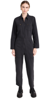 MOTHER THE SPECIALIST JUMPSUIT ANKLE FADED BLACK