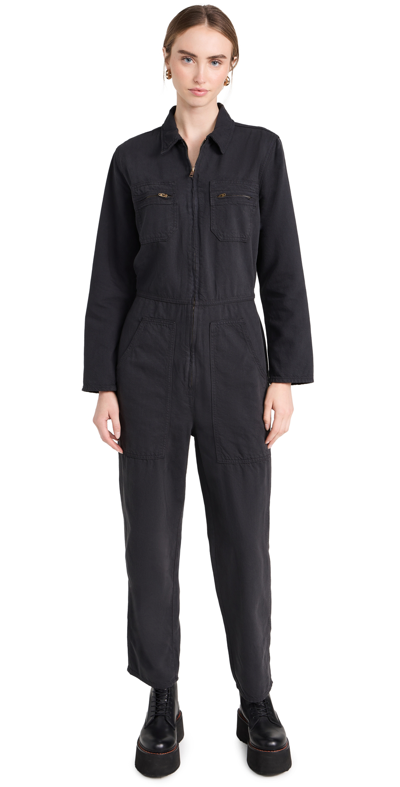 Mother The Specialist Jumpsuit Ankle In Black