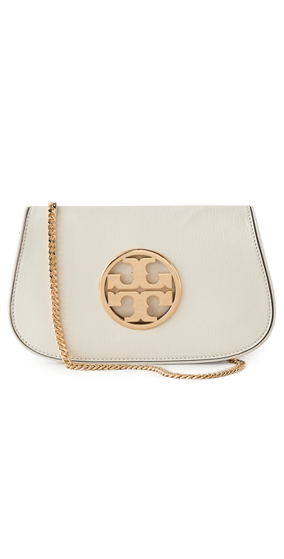 Tory Burch Reva Clutch New Ivory One Size