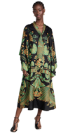La Doublej Magnifico Printed Open-back Dress In The Nile