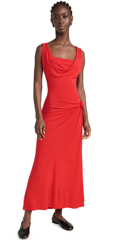 Sandy Liang Ness Dress In Red