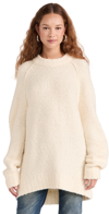 Free People Teddy Sweater Tunic In Sugar Swirl In Sugar Swirl