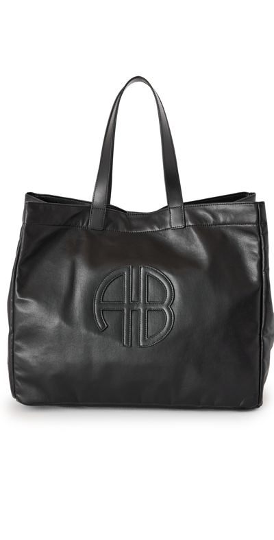 Anine Bing Large Rio Tote Black