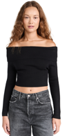 LINE & DOT HEART STRUCK jumper BLACK