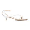Bottega Veneta Stretch Strappy High-heeled Sandals In White