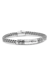 DEVATA STERLING SILVER CHAIN BRACELET