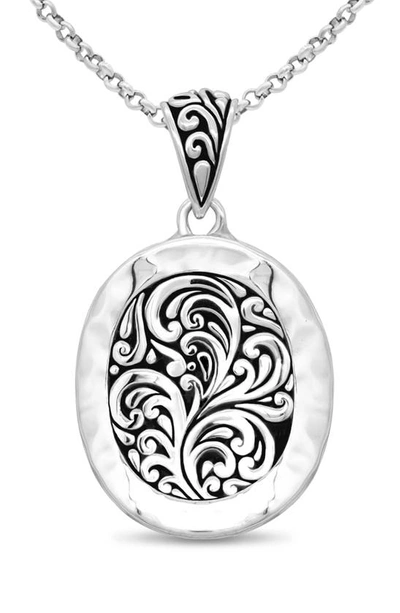 Devata Sterling Silver Pendant Necklace