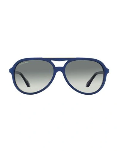 Longines Pilot Lg0003h Sunglasses Man Sunglasses Blue Size 59 Plastic