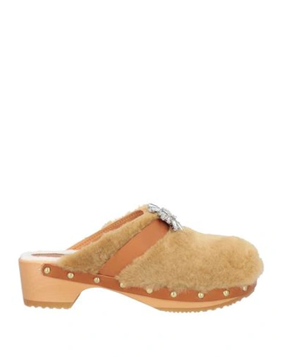 Mychalom Woman Mules & Clogs Sand Size 7 Soft Leather In Beige