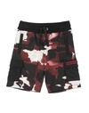 Dolce & Gabbana Toddler Boy Shorts & Bermuda Shorts Burgundy Size 5 Cotton, Viscose, Polyurethane, E In Red
