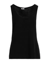 Rossopuro Woman Top Black Size 14 Cashmere