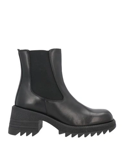Nila & Nila Woman Ankle Boots Black Size 11 Calfskin