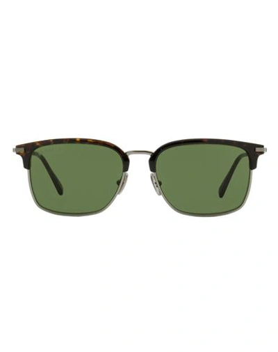 Omega Browline Om0035 Sunglasses Man Sunglasses Brown Size 55 Metal, Acetate