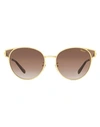 Chopard Imperiale Schc21s Sunglasses Woman Sunglasses Black Size 56 Metal, Acetate