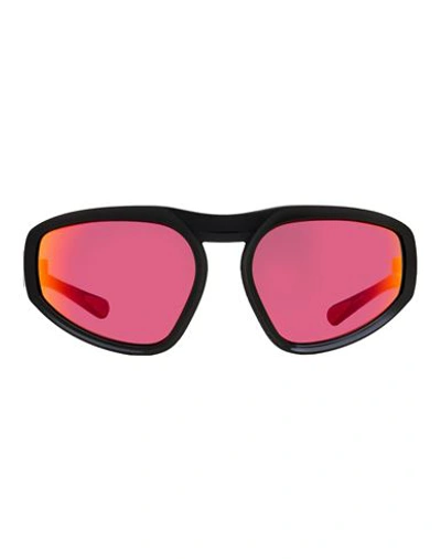 Moncler Pentagra Geometric Sunglasses In Orange