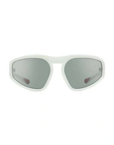 Moncler Pentagra Ml0248 Sunglasses Man Sunglasses White Size 62 Plastic