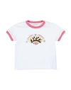 DOLCE & GABBANA DOLCE & GABBANA NEWBORN GIRL T-SHIRT WHITE SIZE 3 COTTON