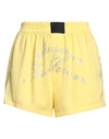 Gcds Woman Shorts & Bermuda Shorts Yellow Size Xxl Polyester In Yellow