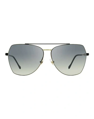 Longines Gradient-lenses Pilot-frame Sunglasses In Black