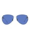 Isabel Marant Dixio Im0056s Sunglasses Woman Sunglasses Blue Size 62 Metal