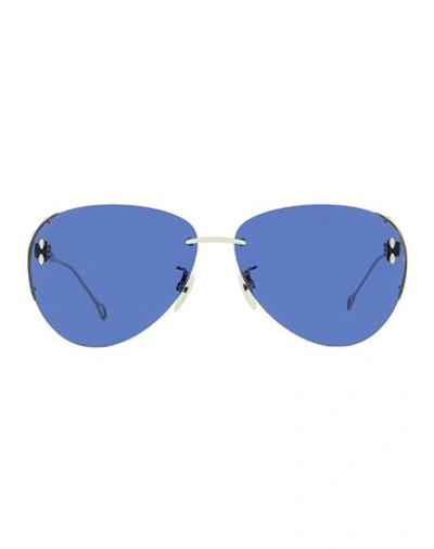 Isabel Marant Dixio Im0056s Sunglasses Woman Sunglasses Blue Size 62 Metal