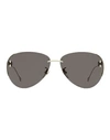 Isabel Marant Dixio Im0056s Sunglasses Woman Sunglasses Silver Size 62 Metal