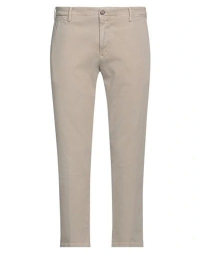 Michael Coal Man Pants Beige Size 40 Cotton, Lyocell, Elastane In Beige