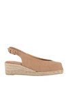 Castaã±er Castañer Woman Espadrilles Sand Size 8.5 Textile Fibers In Beige