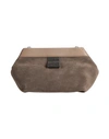 Brunello Cucinelli Woman Handbag Khaki Size - Soft Leather In Beige