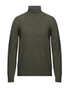 Avignon Man Turtleneck Military Green Size Xl Wool, Polyamide