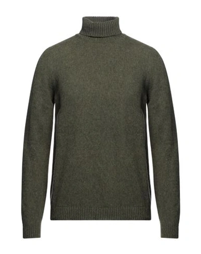 Avignon Man Turtleneck Military Green Size Xl Wool, Polyamide