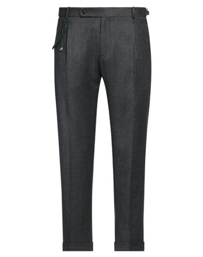 Berwich Man Pants Lead Size 38 Virgin Wool In Grey