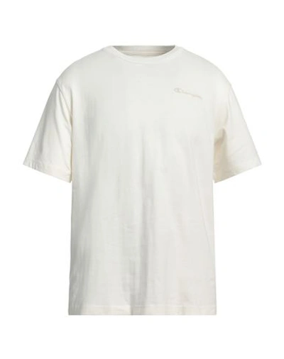 Champion Man T-shirt White Size Xl Organic Cotton