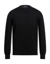 Drumohr Cotton Crewneck Sweater In Blue