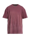 Vision Of Super Man T-shirt Garnet Size L Cotton In Red