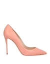 Casadei Woman Pumps Pink Size 11 Soft Leather