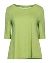 Michael Stars Woman T-shirt Acid Green Size Onesize Supima