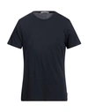 Crossley Man T-shirt Navy Blue Size Xxl Cotton