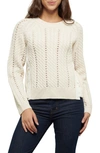 Derek Lam 10 Crosby Aitana Lace Up Wool Sweater In Beige