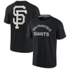 FANATICS SIGNATURE UNISEX FANATICS SIGNATURE BLACK SAN FRANCISCO GIANTS ELEMENTS SUPER SOFT SHORT SLEEVE T-SHIRT