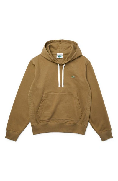 Lacoste Pullover Hoodie In Natural Clair