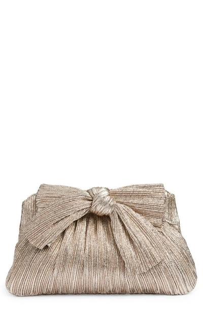 Loeffler Randall Rayne Pleated Clutch In Champagne