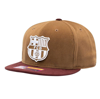 FAN INK BROWN BARCELONA COGNAC SNAPBACK HAT