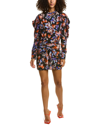 Iro Merera Silk-blend Mini Dress In Multi