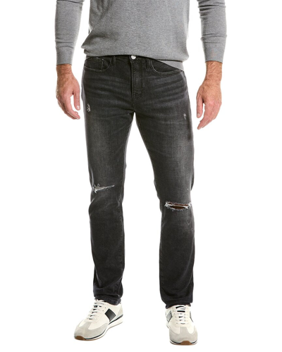 Frame L'homme Black Washed Skinny Jean In Grey