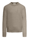 Ami Alexandre Mattiussi Ami Paris Crewneck Knitted Jumper In 281 Taupe