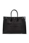 Saint Laurent Rive Gauche Tote Bag In Nero