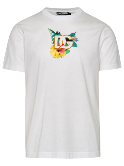 Dolce & Gabbana Man  White Cotton T-shirt