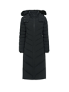Moose Knuckles Cooper Lake Shearling Coat In Black