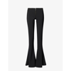 Jean Paul Gaultier X Knwls Cutout Flared Pants In Black
